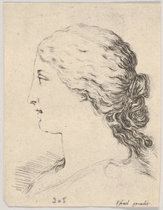 Head of a Woman, in Profile, from 