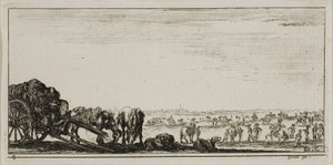 Plate Eight from Drawings of Several Movements by Soldiers by Stefano della Bella