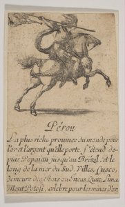 Peru, 1644 by Stefano della Bella