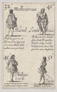 Raoul ... Louis le Jeune..., from Game of the Kings of France