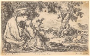 Rest on the Flight into Egypt by Stefano della Bella