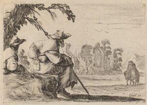 Seated Pilgrims