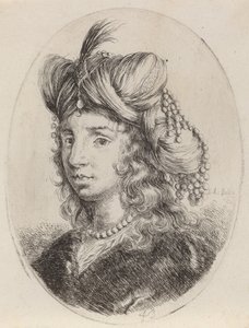 Sultaness Adorned with Pearls, Turned to the Left by Stefano della Bella