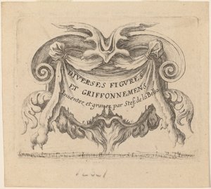 Title Page for Diverses figures et griffonnements by Stefano della Bella