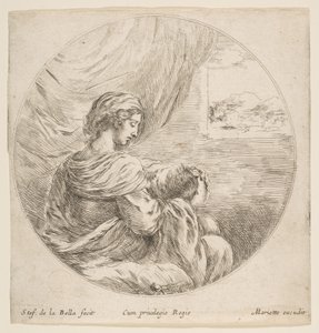 Virgin Nursing the Christ Child by Stefano della Bella