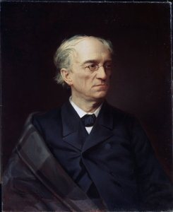 Portrait of the Russian poet Fyodor Ivanovich Tyutchev by Stepan Fyodorovich Alexandrovsky