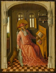 St. Jerome in His Study by Stephan Lochner