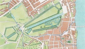 Course of the River Tyburn, Westminster in 1747 by Stephen Conlin
