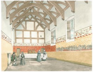 The Great Hall of Cothay Manor, Near Wellington, Somerset