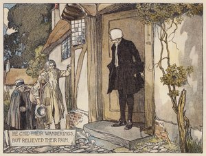 Illustration for The Deserted Village by Oliver Goldsmith by Stephen Reid