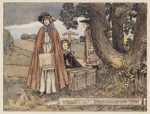 Illustration for The Deserted Village by Oliver Goldsmith by Stephen Reid