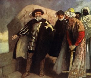 The White Cross Knights in the Fort of Saint Angelo