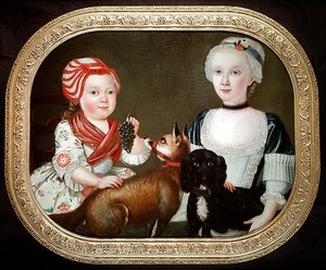 Portrait of Two Young Girls