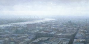 Rainy London Cityscape