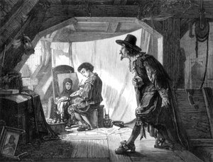 Young Rubens Surprised by His Master, Van Noort