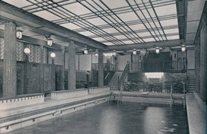 The Bathing Pool on Board S.S. Empress of Britain