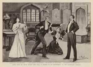 Scene from the play, A Woman of No Importance, by Oscar Wilde by Stewart Browne