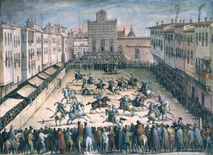 Horse Joust at the Piazza Santa Croce