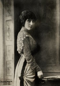 Portrait of the French Artist Eve Lavalliere