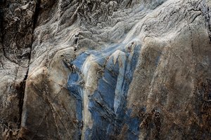 Folded Blue Rock