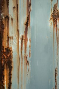 Rusted Blue Metal Texture