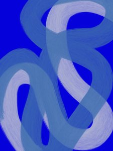 Flowing Indigo Lines