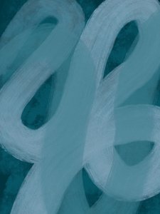 Fluid Teal Abstract