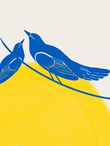 Hopeful Blue Birds