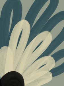 Serene Abstract Flower