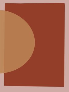 Warm Geometric Abstract by Studio Palette
