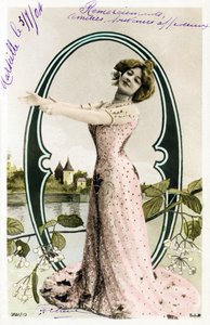 Agustina Otero Iglesias, Alias Caroline Otero Called La Belle Otero, Singer, Cabaret Dancer and Important Courtesan from La Belle Epoque - Alphabet in Postcard