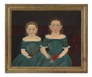 Mary and Elizabeth Hathaway by Sturtevant J. Hamblin