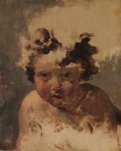 Head of a Child by Style of Jacques Louis David