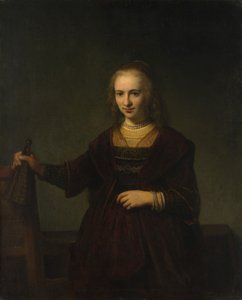 Portrait of a Woman by Style of Rembrandt
