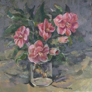 Camelias by Sue Wales