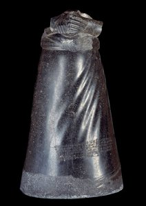 Lower Half of the Diorite Statue of Manishtusu by Sumerian Mesopotamian School