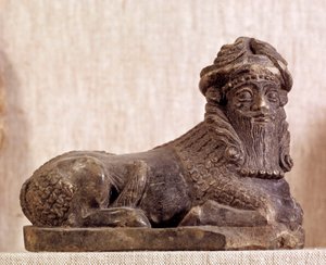 Eastern Antiquity: Bull Pie Androcephale by Sumerian Sumerian