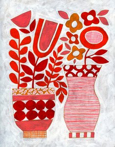 Modern Floral Vases