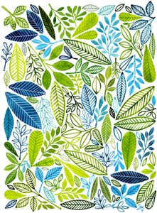 Vibrant Botanical Leaves
