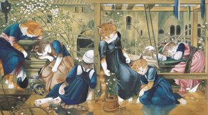 Illustration from Cats Galore! A Compendium of Cultured Cats
