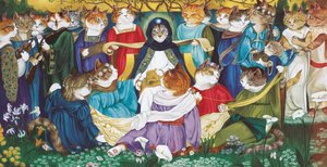 Illustration from Cats Galore! A Compendium of Cultured Cats