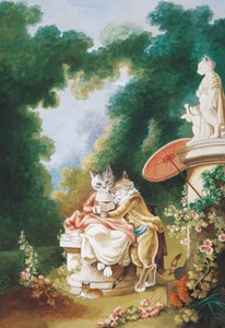 Illustration from Cats Galore! A Compendium of Cultured Cats