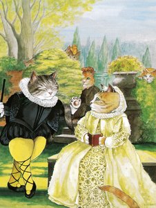 Illustration from Shakespeare Cats: Poster Book