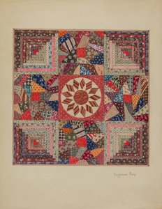 Crib Coverlet by Suzanne Roy