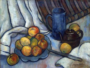 Apples, Teapot and Jug by Suzanne Valadon