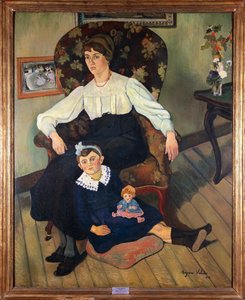 Painted Portrait of Suzanne Valadon