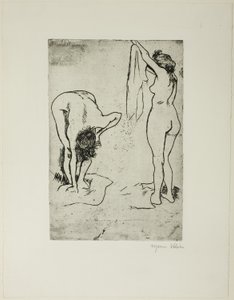 Two Women Drying Themselves