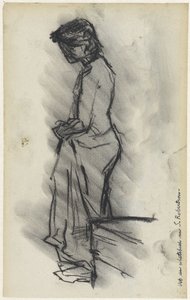 Sketch of a Landscape with Cart by Suze Robertson