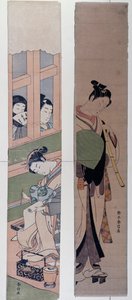 Courtesans, by Suzuki Harunobu, Japan