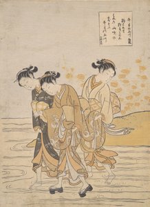 Jewel River at Ide Ide no Tamagawa by Suzuki Harunobu